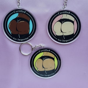 Certified Ass Inspector Keychain