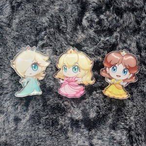 CLEARANCE Princess Peach, Princess Daisy, Rosalina  Pins