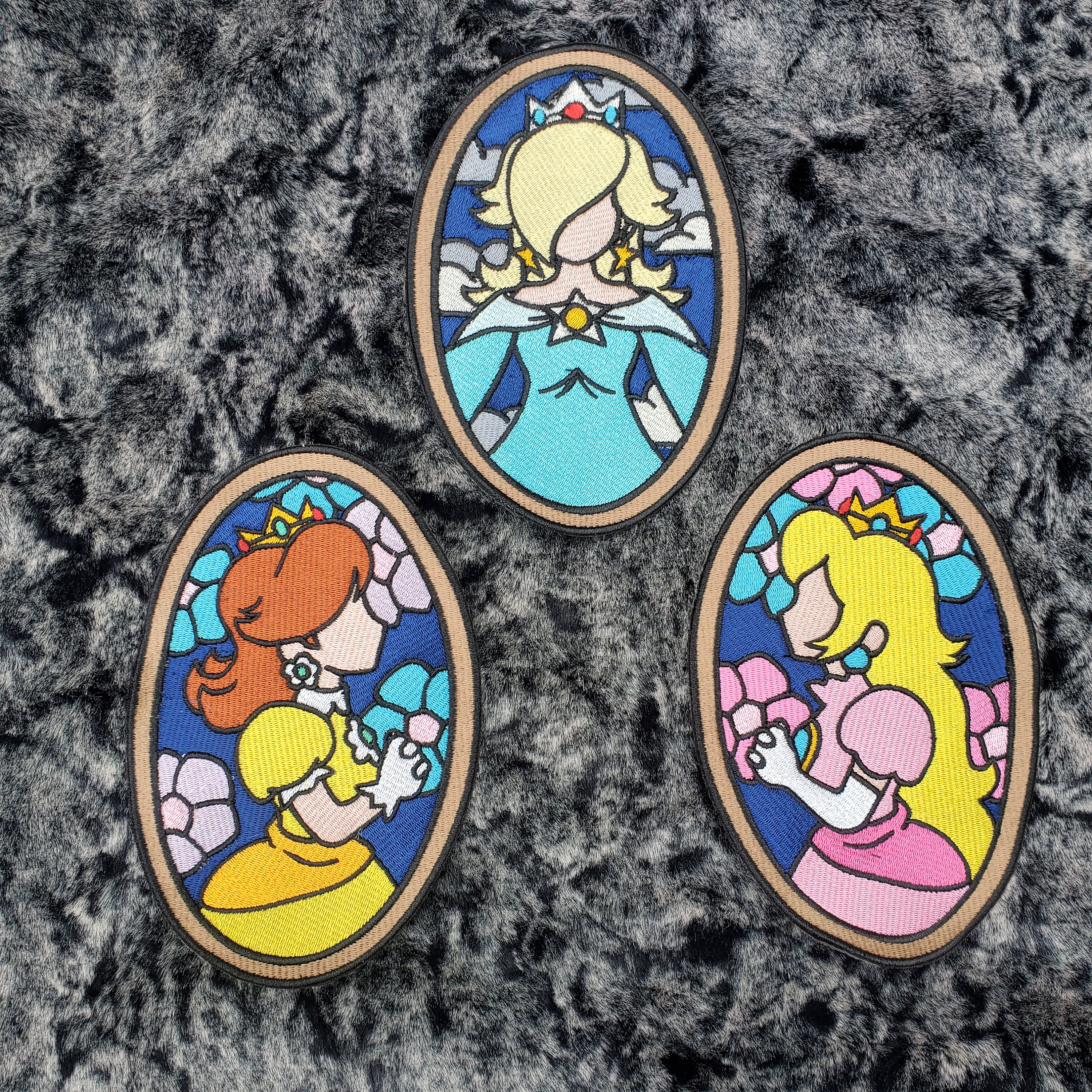 Mosaic Mario Princesses Patch