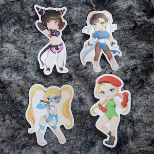Stickers voor Street Fighter-meisjes