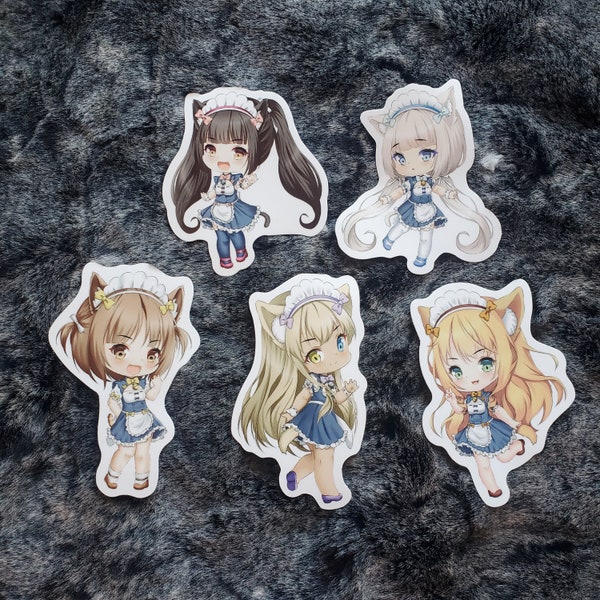 Autocollants Nekopara Chibi