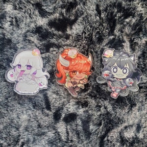 CLEARANCE Bowsette, Boosette, Chompette Star Pins