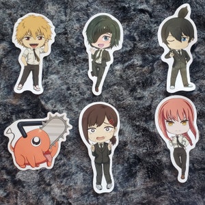 Chainsaw Man Chibi Stickers