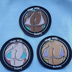 Mega Milk Society Version 2 Iron On Patch