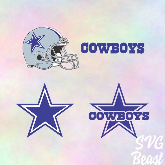 Dallas Cowboys Vector Files Cameo Svg Eps Pdf Instant Download Etsy