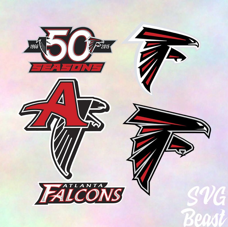 Atlanta Falcons Vector Files Cameo Svg Eps Pdf Instant Download Football Files
