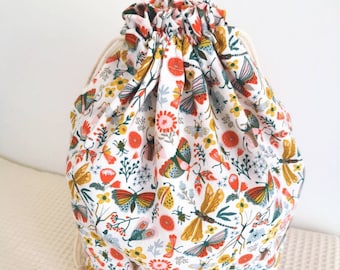 Bolsa impermeable para pañales lavable (versión con forro de pul), bolsa impermeable para ropa mojada, trajes de baño (versión recubierta de algodón)