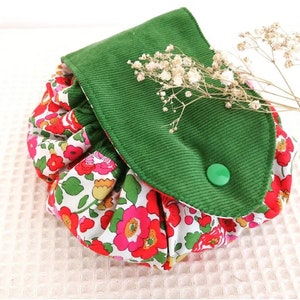 Makeup bag/makeup purse/makeup pouch in liberty fabric