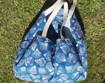 Sac de plage taille XXL, sac de courses, sac de week-end, sac cabas