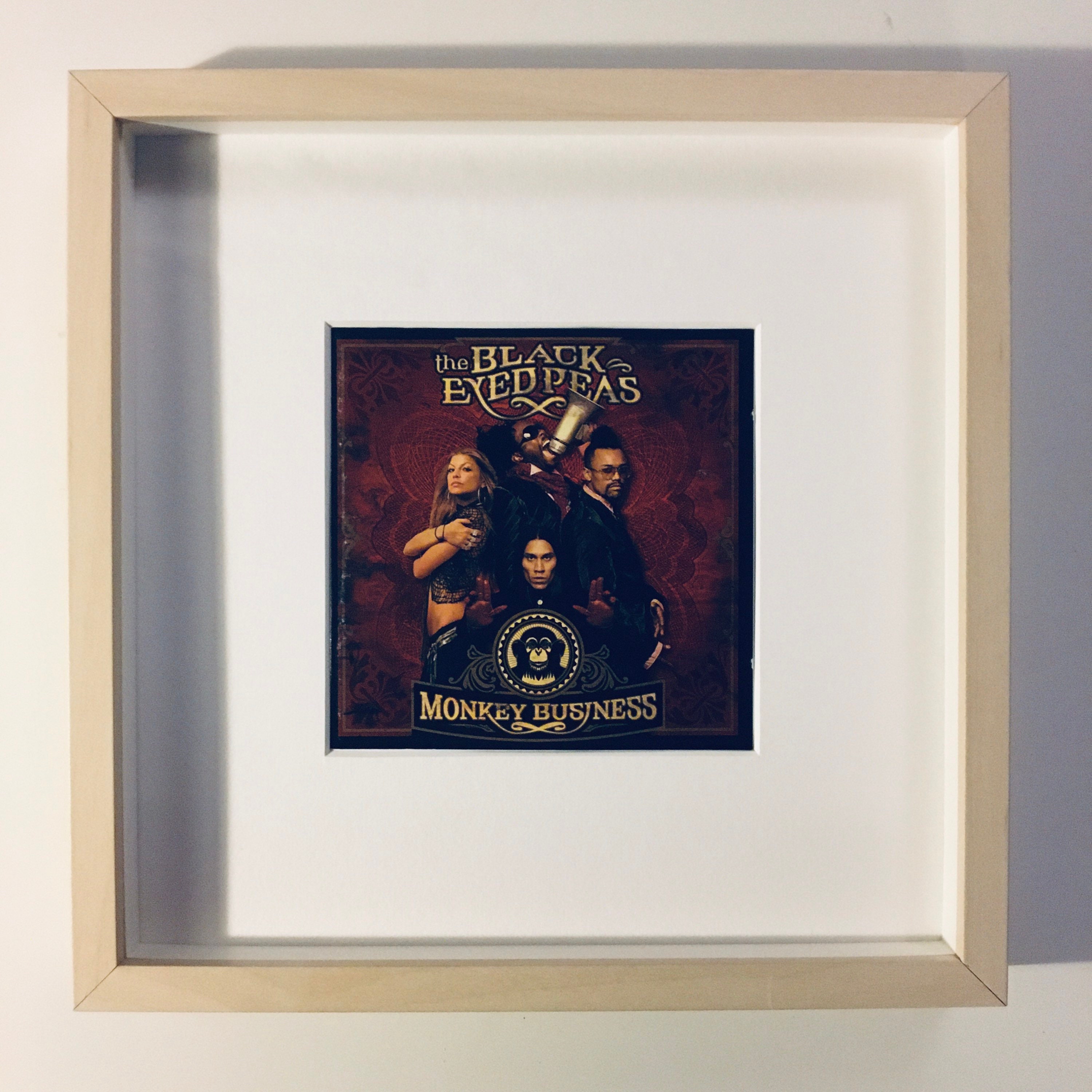 Black Eyed Peas Monkey Business: Real Framed CD Sleeve Wall Etsy