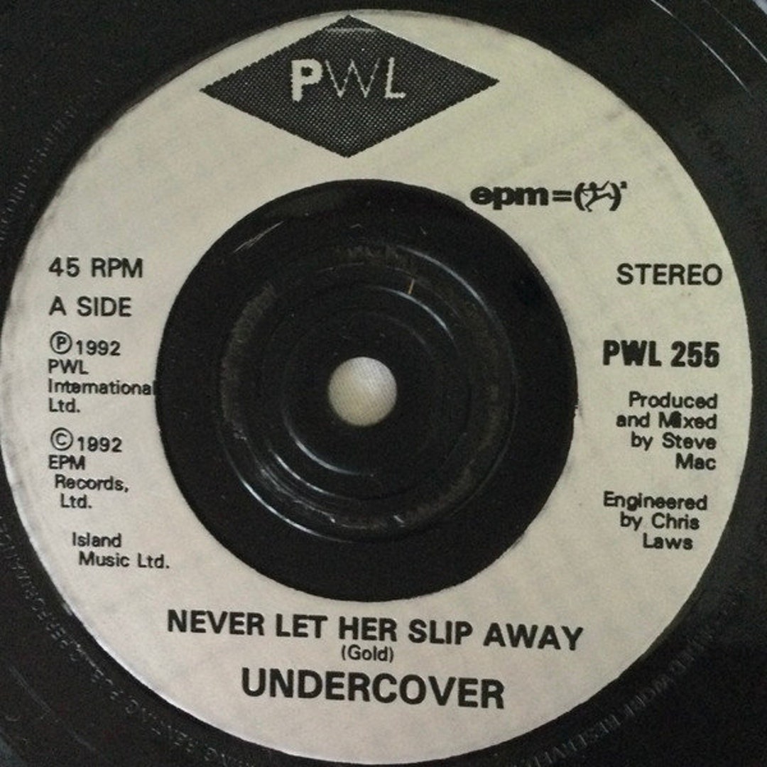 Undercover Never Let Her Slip Away Real 45 Vinyl Framed Etsy