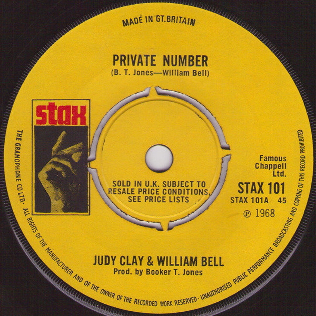 Judy Clay & William Bell Private Number: Real 45 Vinyl - Etsy