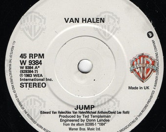 Van Halen - Jump: Real 45 Vinyl Framed Wall Art