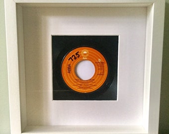 ABBA - Fernando / Knowing Me, Knowing You / Mama Mia / Money Money Money / Take A Chance On Me / Waterloo: Real 45 Vinyl Framed Wall Art