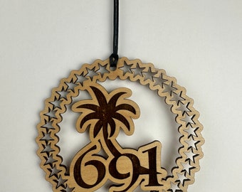 Chuuk Rear View Mirror Ornament