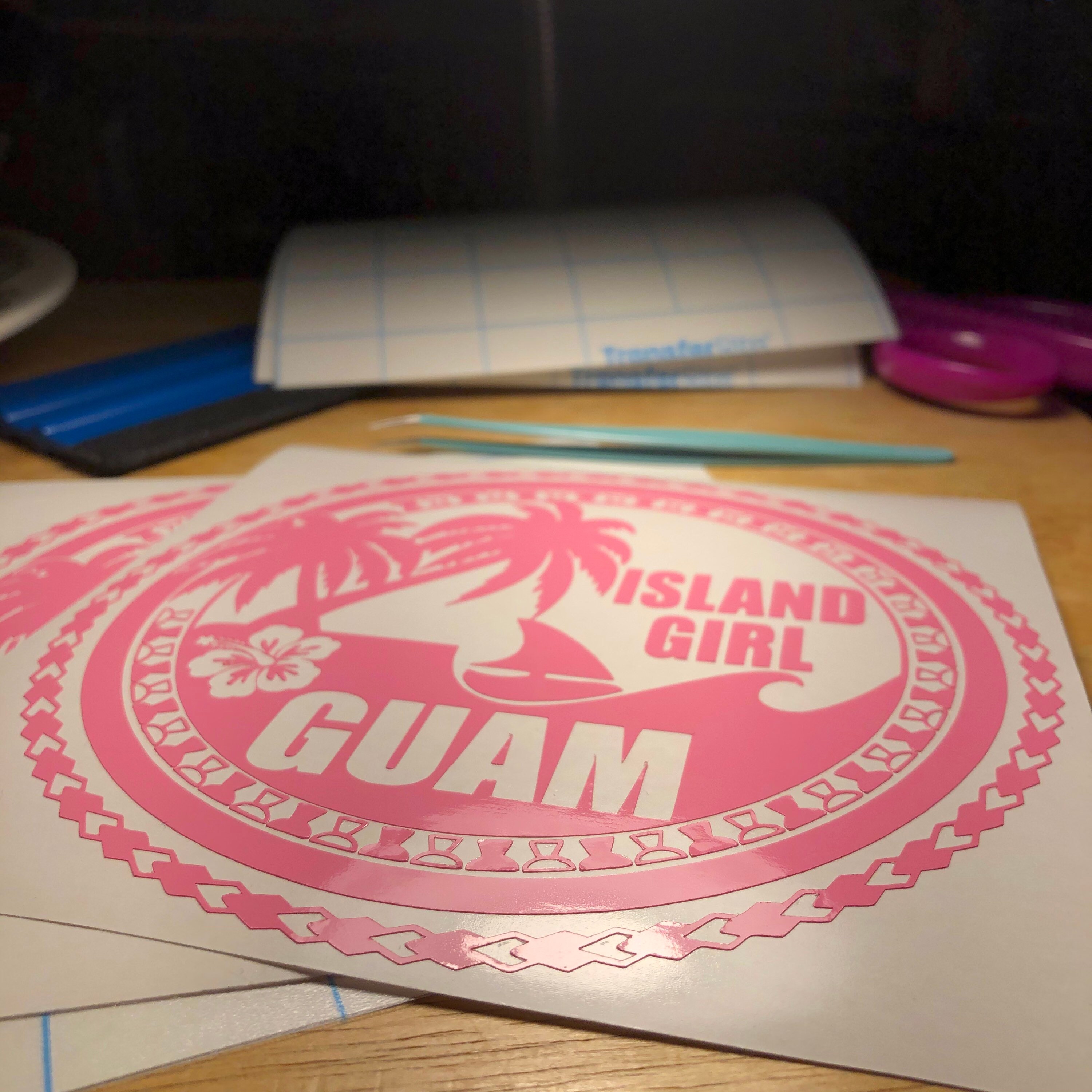 Island Girl Guam Sticker Decal Etsy
