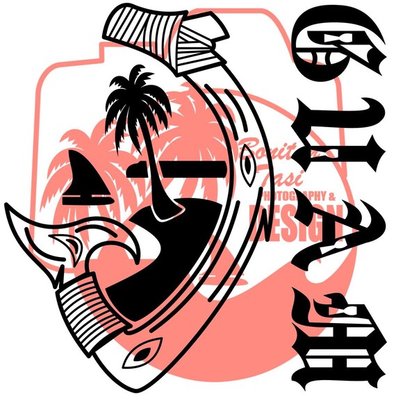 Guam Hook Decal | Etsy