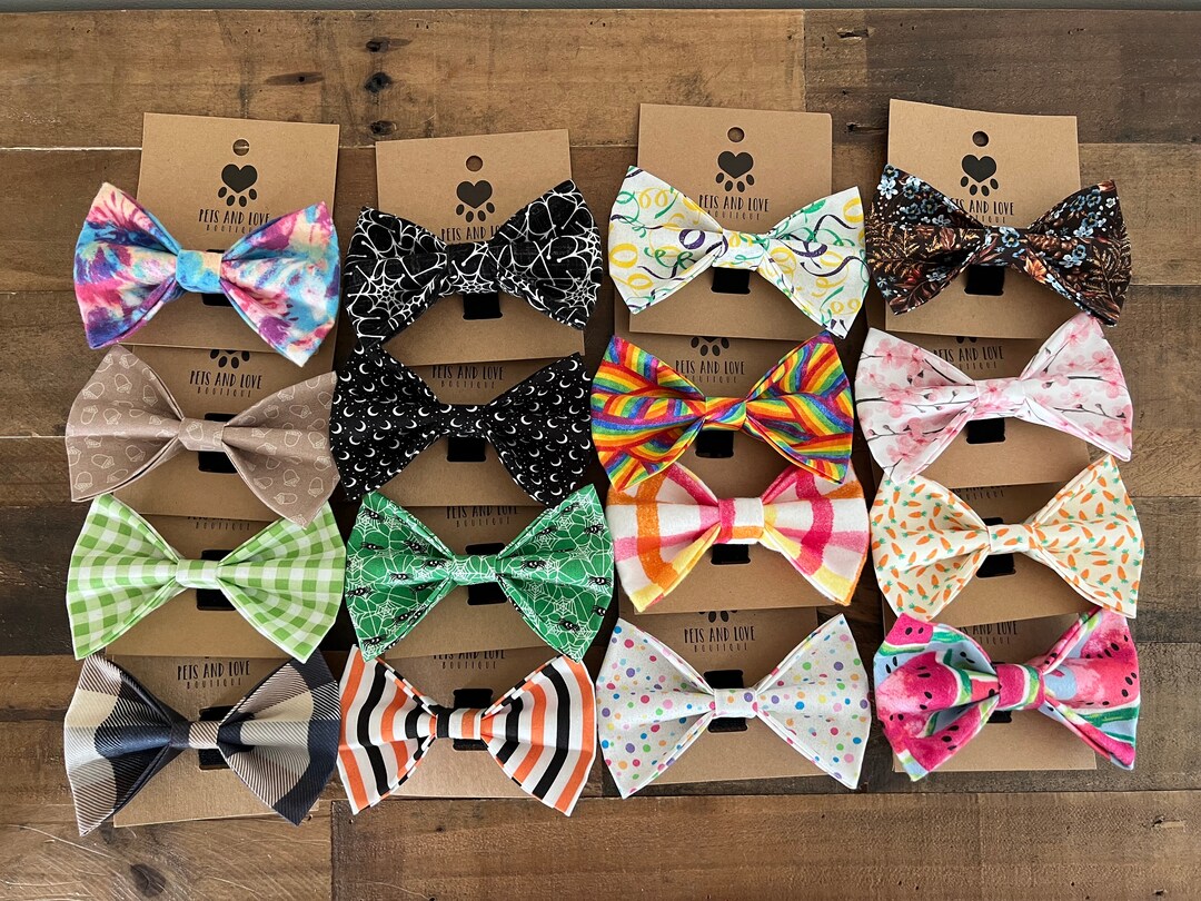 large breed dog bow ties