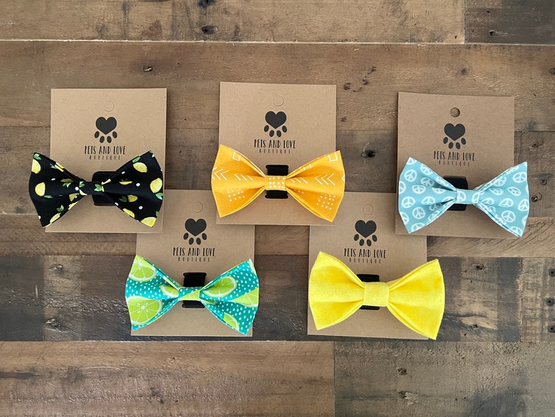 Sale / Large Dog Bow Ties and Bows / Pets and Love Boutique / Etsy