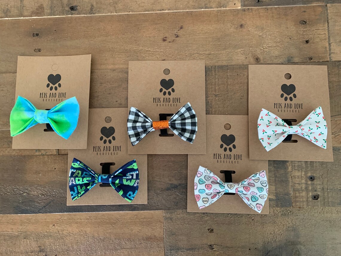 Medium Bow tie Sale / Dog Bow / Dog Bowtie / Dog Birthday / Etsy
