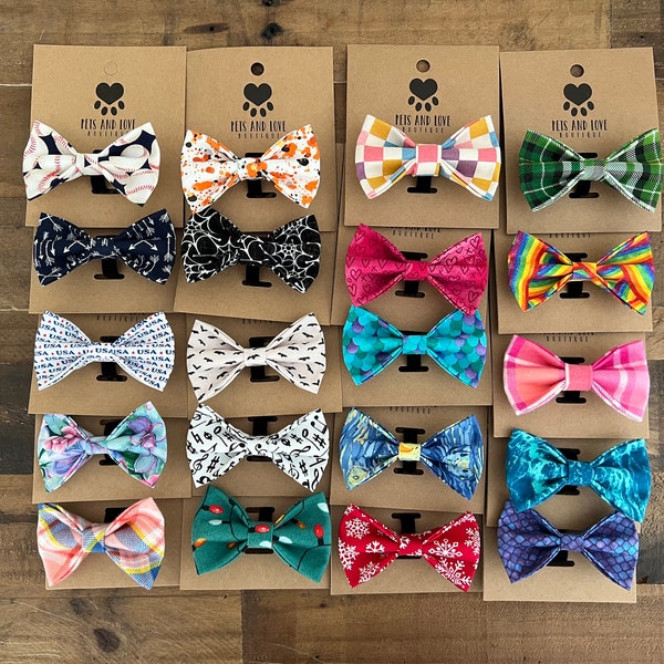 Medium Bow tie Sale / Dog Bow / Dog Bowtie / Dog Birthday / Cat Bow tie / Boy Dog / Girl Dog / Pets and Love Boutique / Dog Mom / Dog Dad