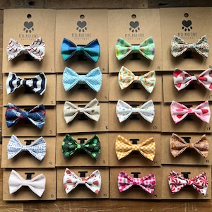 Pajarita para perros y gatos pequeños en oferta: lazo para collar de mascota de 8,25 cm (3,25 pulgadas)