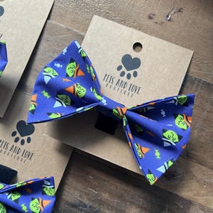 Halloween Witches Dog Bow Tie: Trick or Treat Cat Collar Accessory