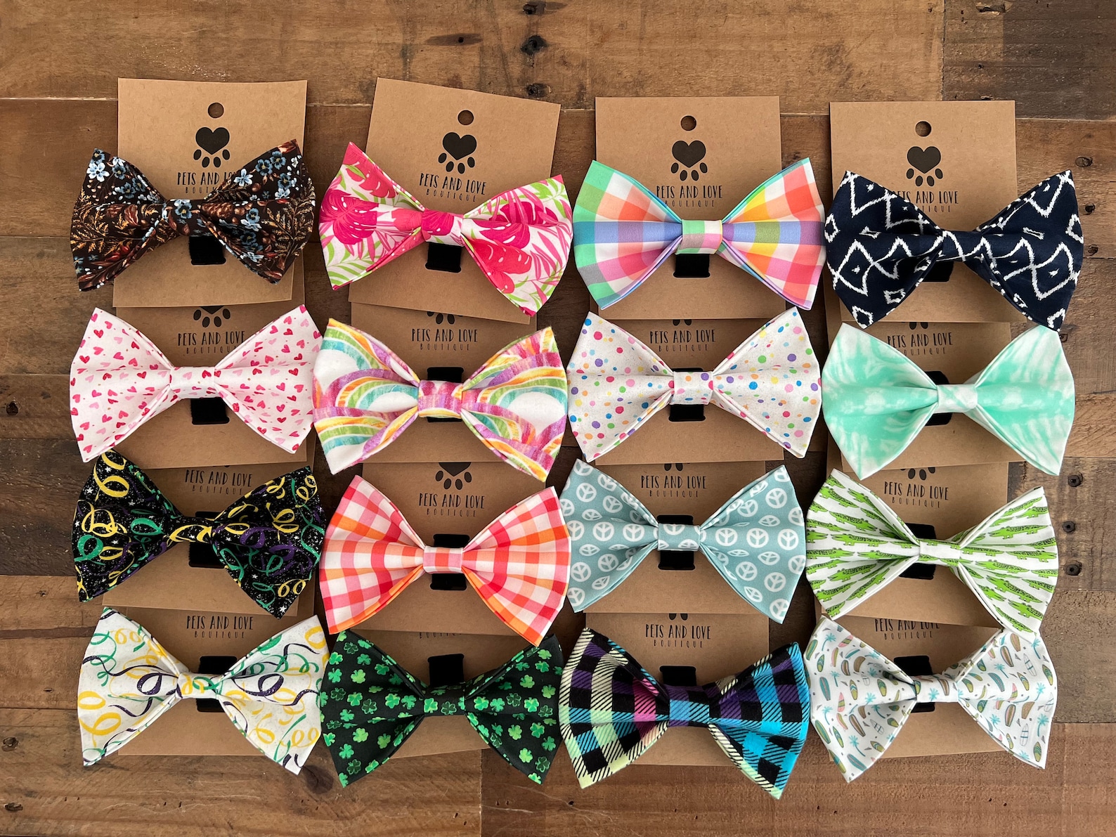 large breed dog bow ties