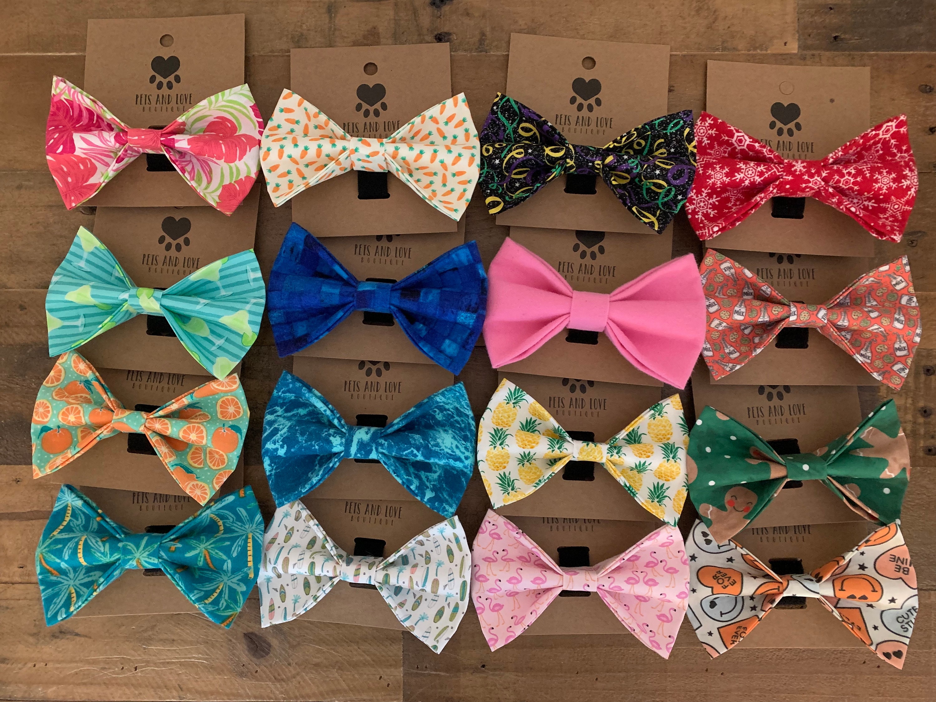 large breed dog bow ties