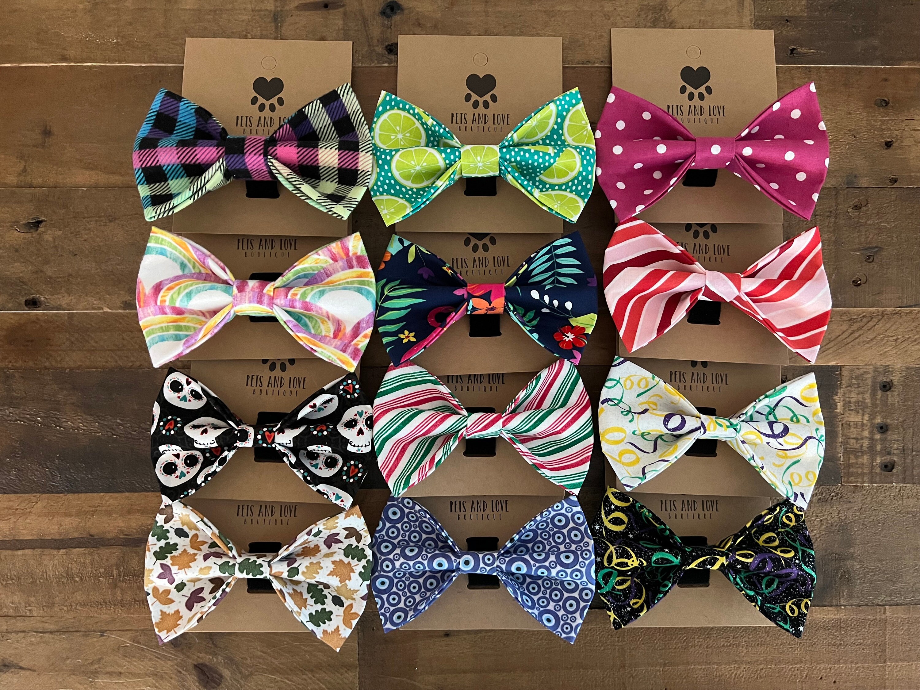 large breed dog bow ties