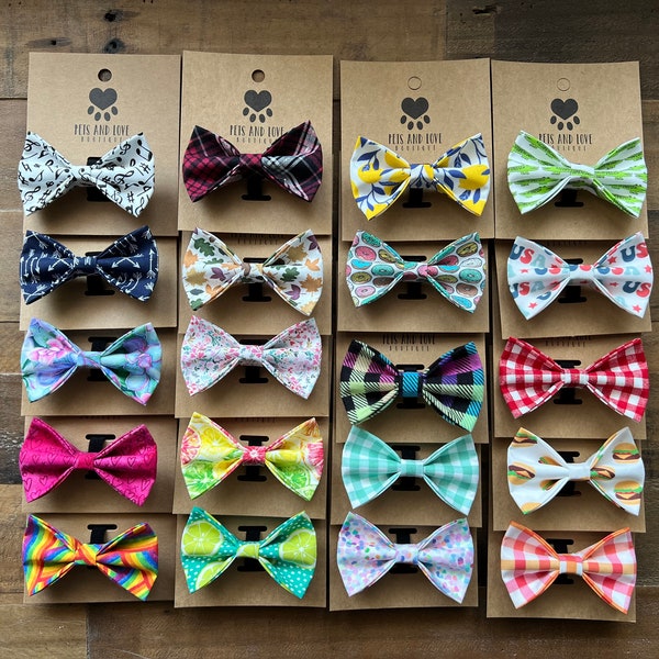 Medium Bow tie Sale / Dog Bow / Dog Bowtie / Dog Birthday / Cat Bow tie / Boy Dog / Girl Dog / Pets and Love Boutique / Dog Mom / Dog Dad