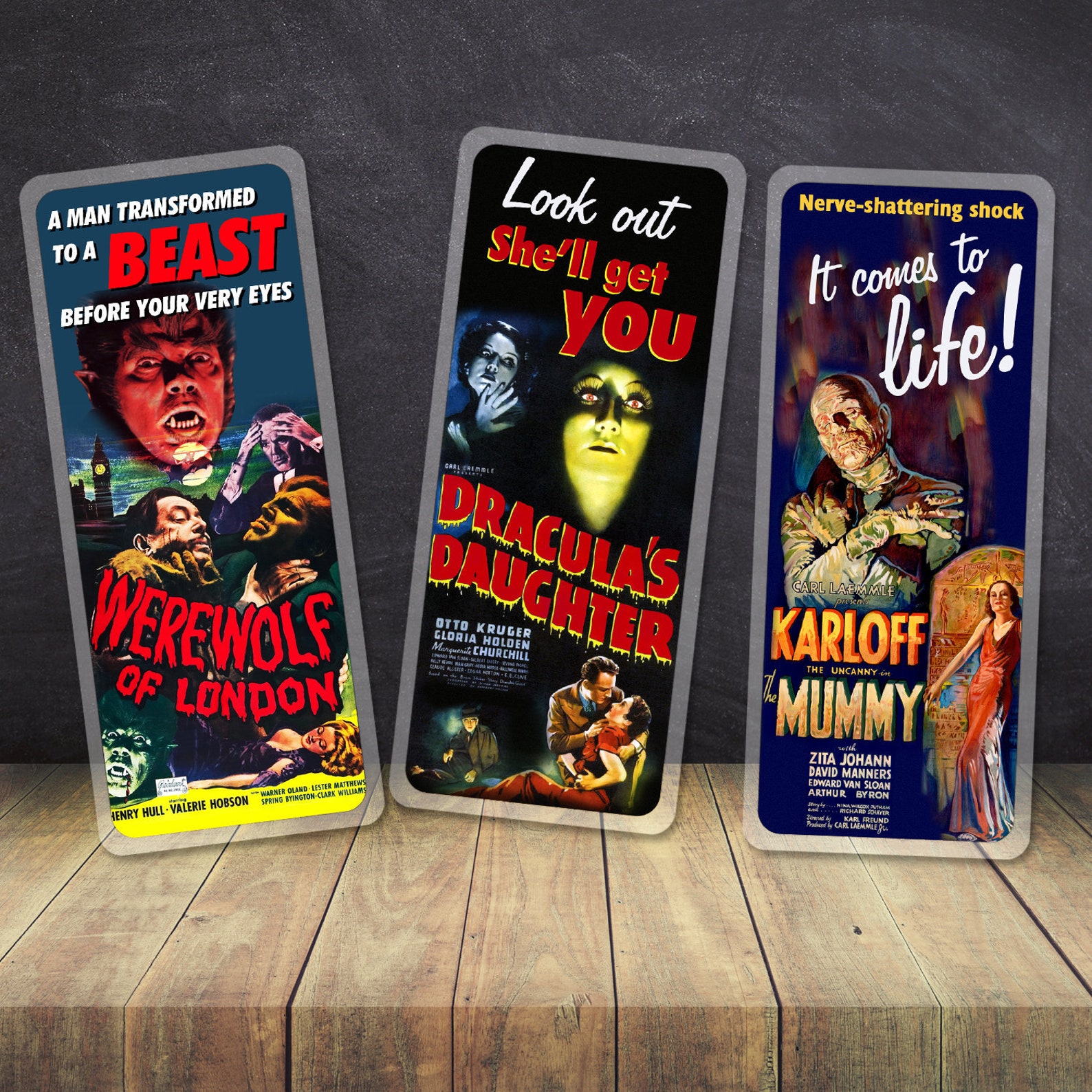 Vintage Horror Movies Bookmarks Scary Halloween Gift 03FN - Etsy