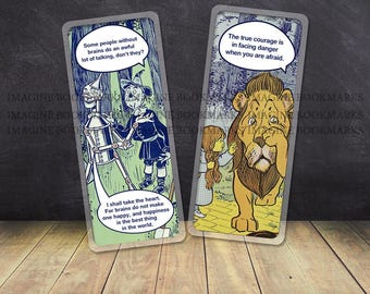 The Wizard of OZ Quotes, Bookmarks for children