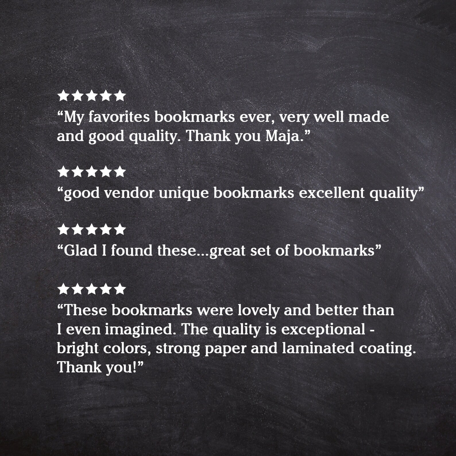 Literary Bookmarks Quotes by Charles Dickens, Mark Twain and Herman