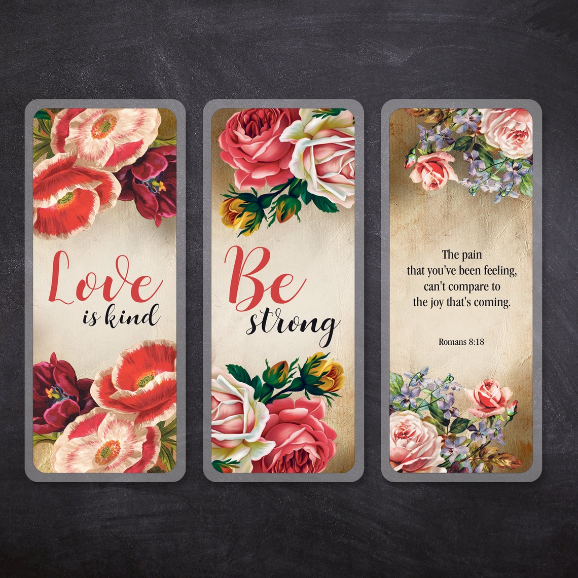 Religious Bookmarks Bible Verse Inspirational Quotes 05IQ Etsy UK