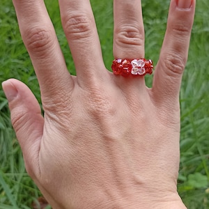 HANDMADE pearl ring