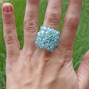 HANDMADE Beaded Ring