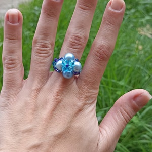 HANDMADE Beaded Ring