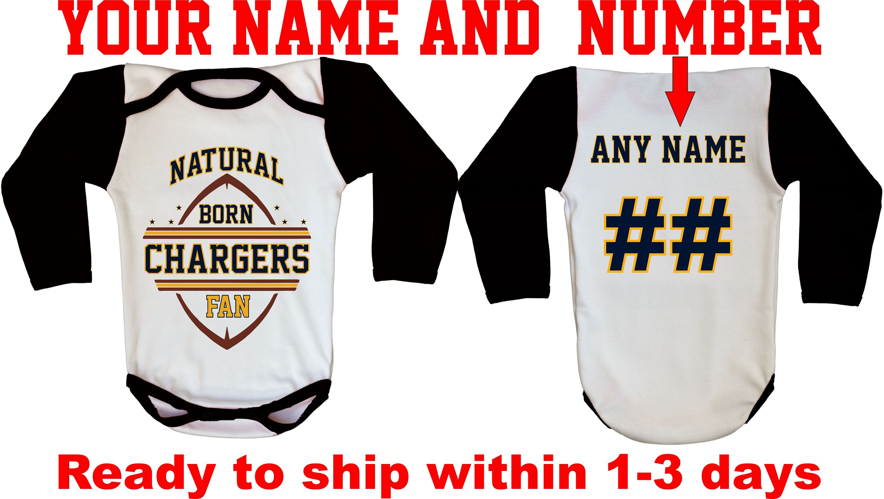 baby chargers jersey