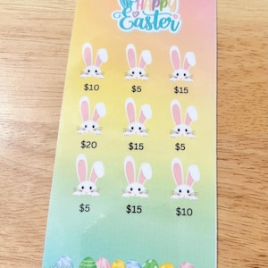 Osterspar-Challenge | Hasen Haushalt Spiel | Frühling Geld Tracker | A6 Challenge-Karte | Familienfreundliche Sparaktion