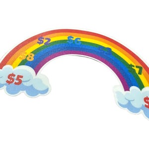 Rainbow Savings Challenge / A6 Budget Tracker / Sistema di buste colorate per contanti / Planner per risparmiare denaro / Accessori per il budget