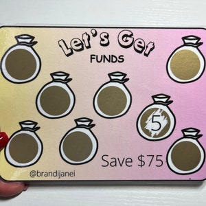 Let’s Get Funds / Money Savings Challenge / Savings Challenge / Minimalist / Cash System / Budget
