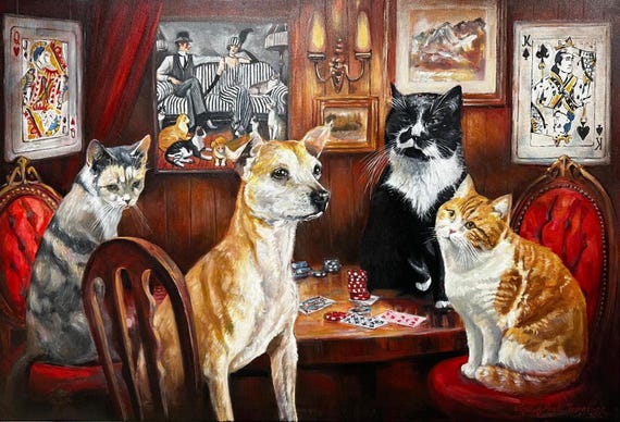 Custom Oil Pet Portrait from Photo, Hand Painted Canvas, Personalized Pet Painting, Dog Cat Animal Portrait by Olga Jevsejeva, Latvia