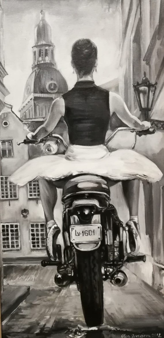 Girl on a bike