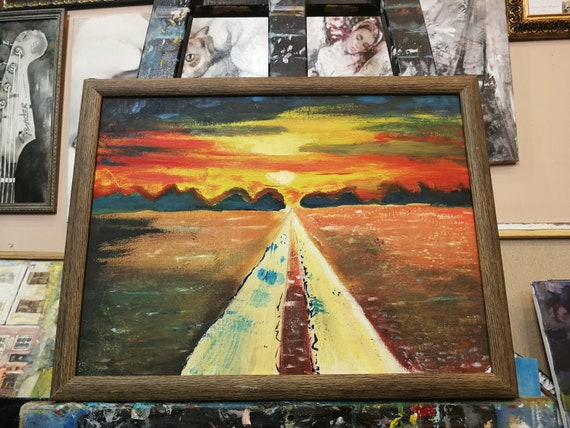 Landscape. Oil art