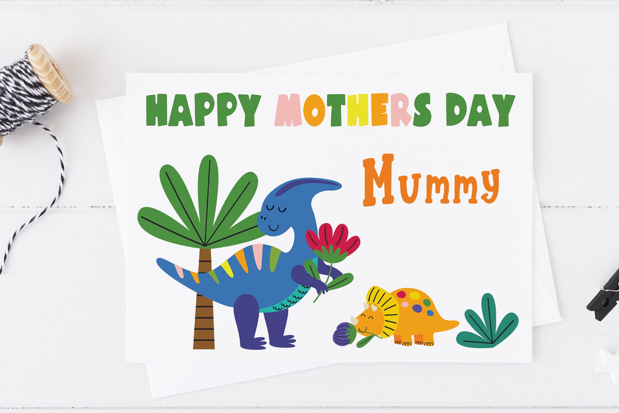 Dinosaur Mother S Day Card Printable
