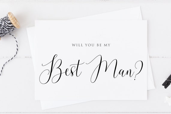 Humor Asking Best Man Card Funny Best Man Proposal Card Only Decision is the best man wedding card Funny Invite for Groomsman Will You Be My Bestman Card