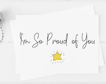 So Proud Card Etsy