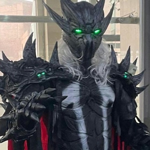 Handmade Spawn EVA Foam Armor, LED Eyes, Gothic Cosplay Costume (Made to Measure)