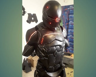Gray fox Eva foam armour
